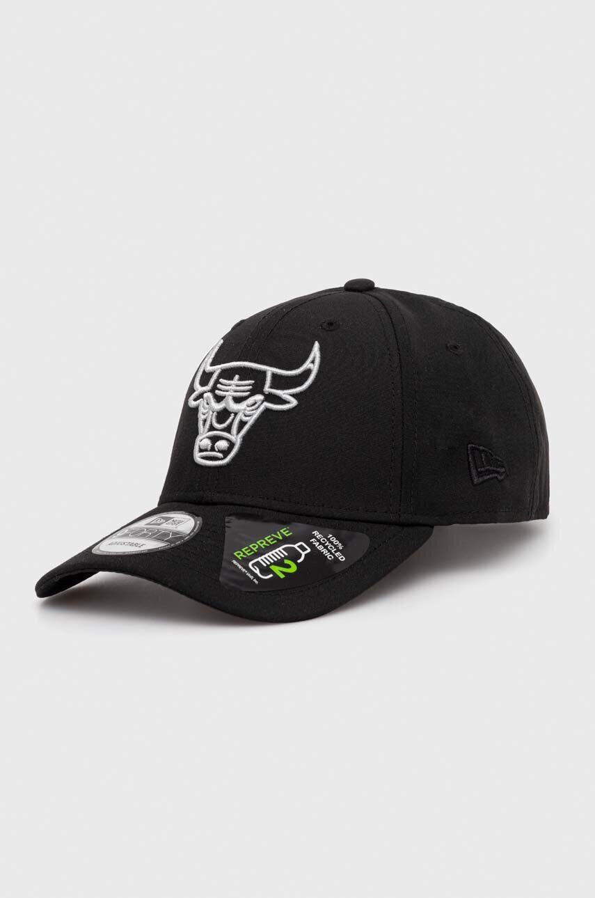 New Era sapca culoarea negru cu imprimeu CHICAGO BULLS - Pled.ro