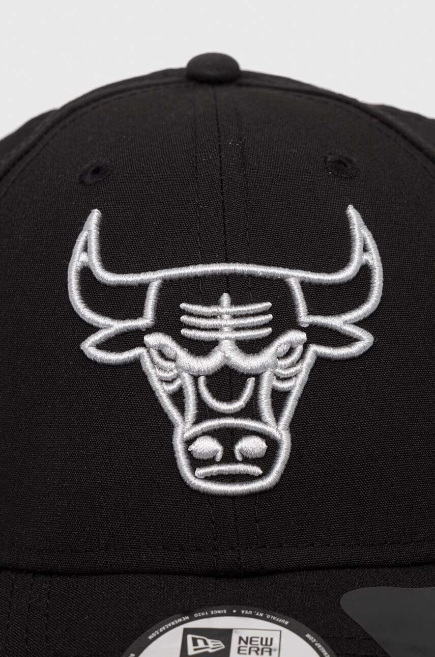 New Era sapca culoarea negru cu imprimeu CHICAGO BULLS - Pled.ro