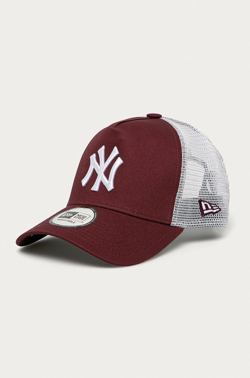 New Era șapcă culoarea bordo cu imprimeu 12523895-DARKPURPLE - Pled.ro