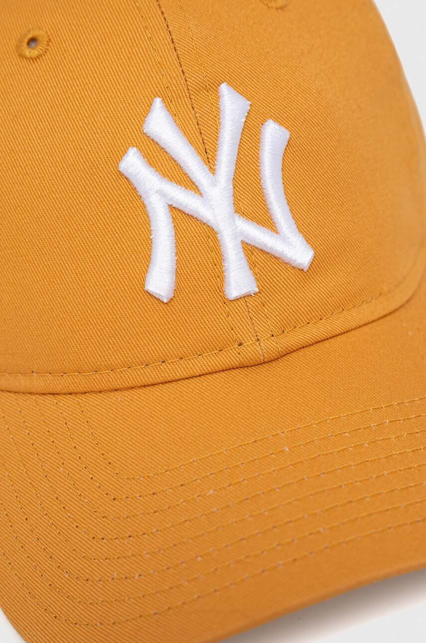 New Era șapcă de baseball din bumbac culoarea portocaliu cu imprimeu NEW YORK YANKEES - Pled.ro