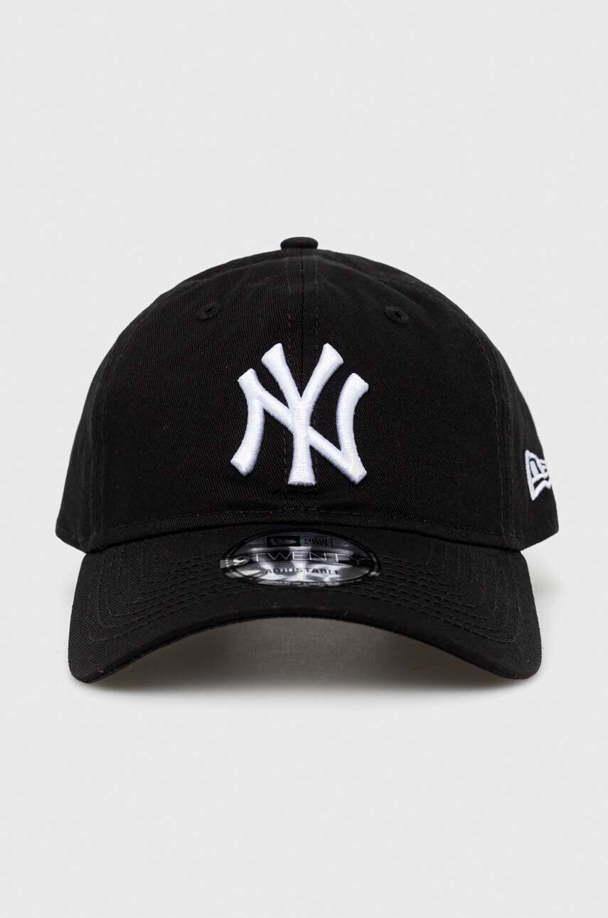 New Era șapcă de baseball din bumbac culoarea negru cu imprimeu NEW YORK YANKEES - Pled.ro