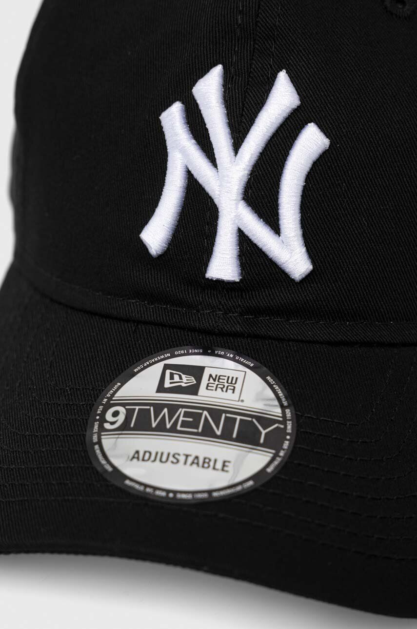 New Era șapcă de baseball din bumbac culoarea negru cu imprimeu NEW YORK YANKEES - Pled.ro