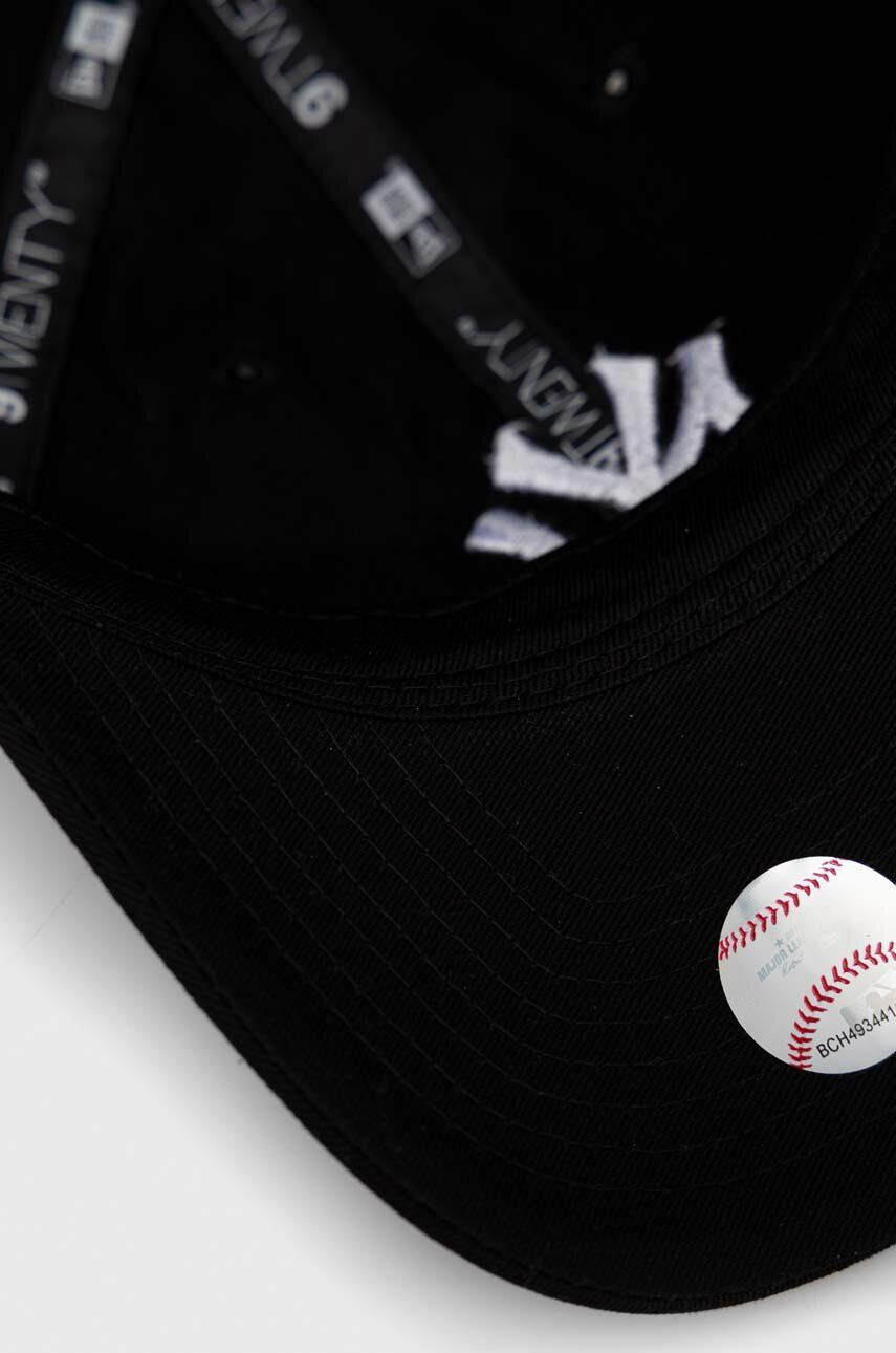 New Era șapcă de baseball din bumbac culoarea negru cu imprimeu NEW YORK YANKEES - Pled.ro