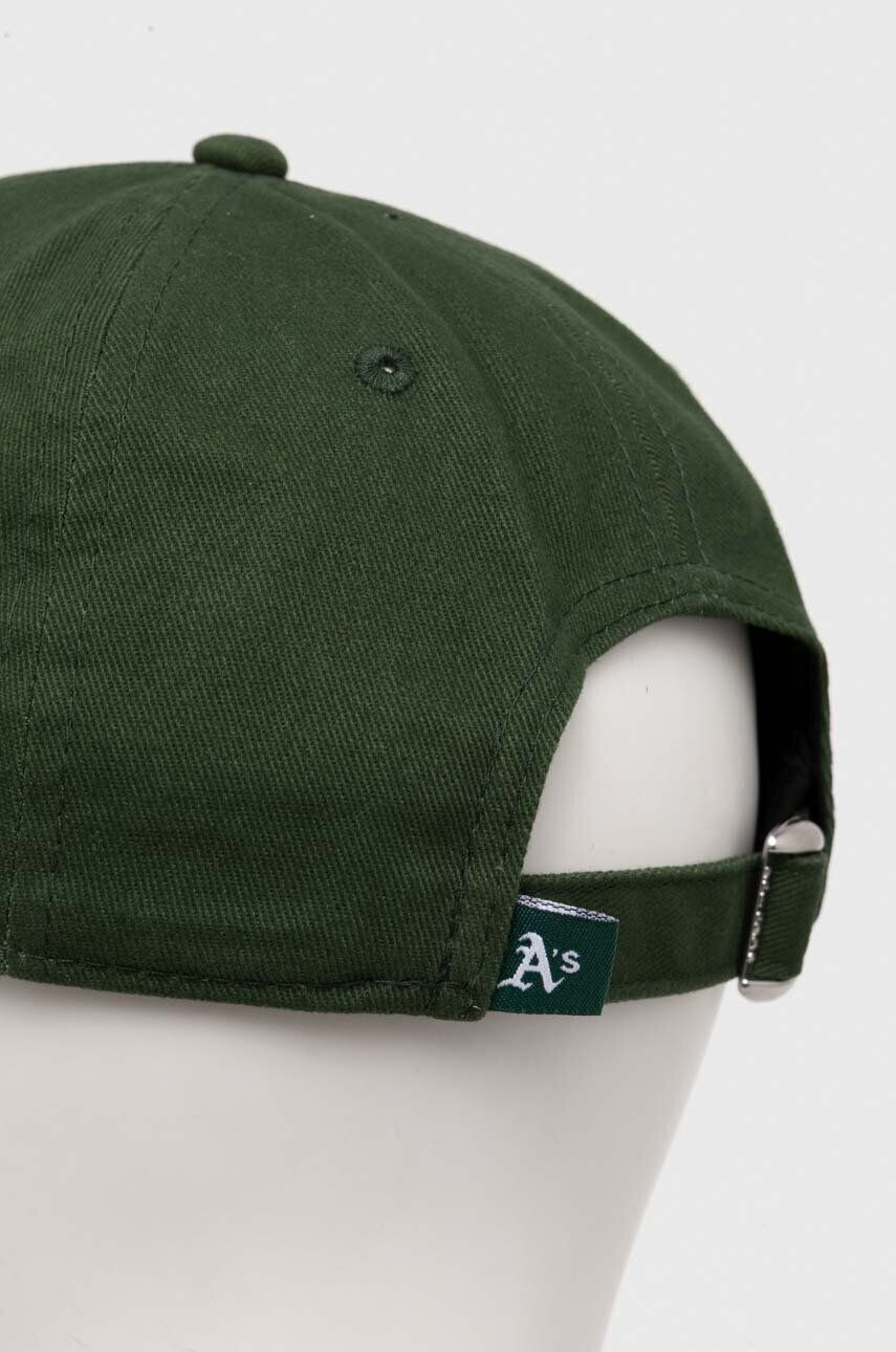 New Era șapcă de baseball din bumbac culoarea verde cu imprimeu OAKLAND ATHLETICS - Pled.ro