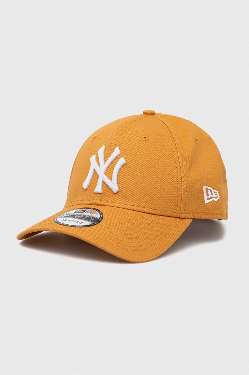 New Era șapcă de baseball din bumbac culoarea galben modelator NEW YORK YANKEES 60298721.SNDWHI-SNDWHI - Pled.ro