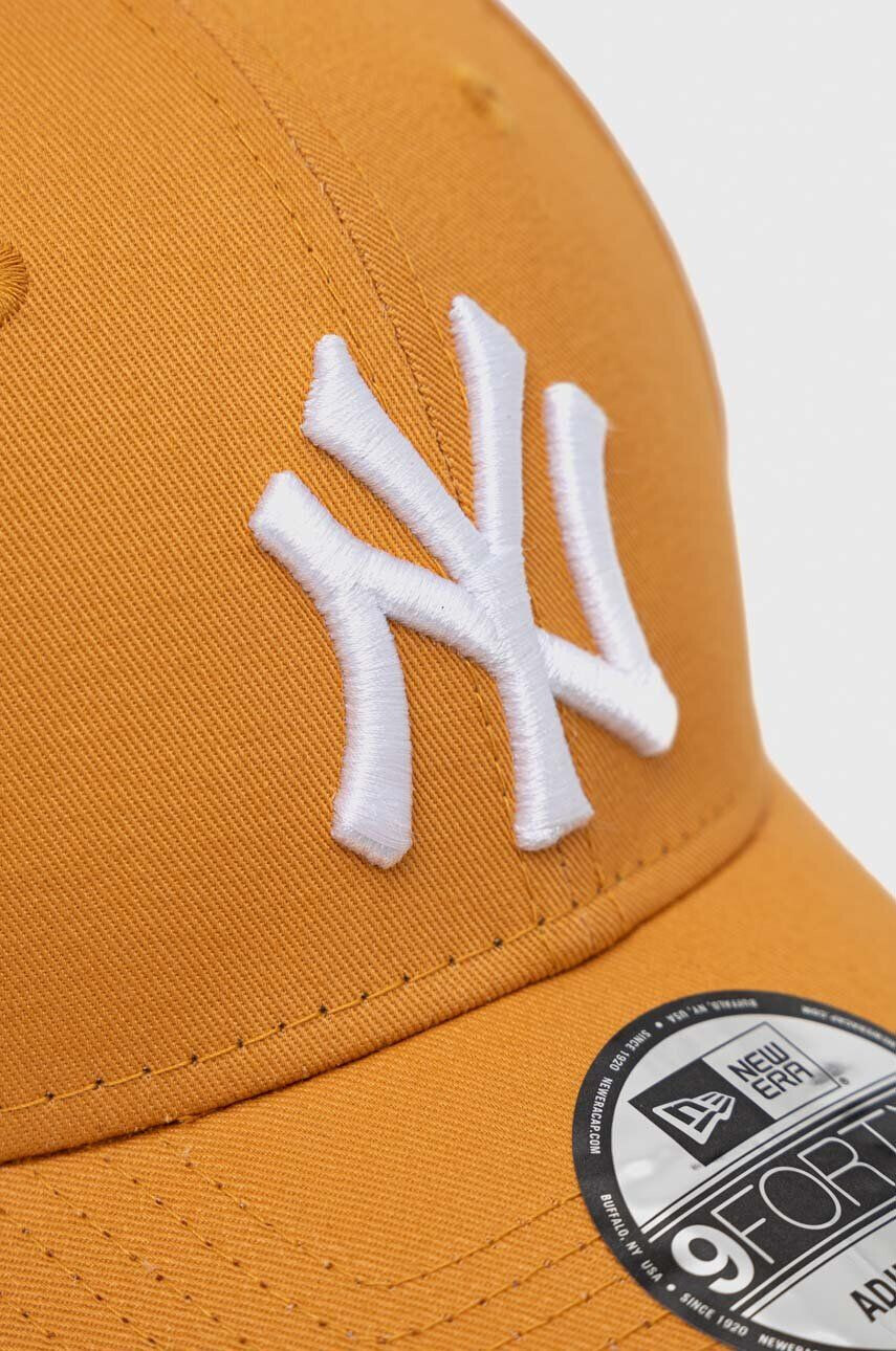 New Era șapcă de baseball din bumbac culoarea galben modelator NEW YORK YANKEES 60298721.SNDWHI-SNDWHI - Pled.ro