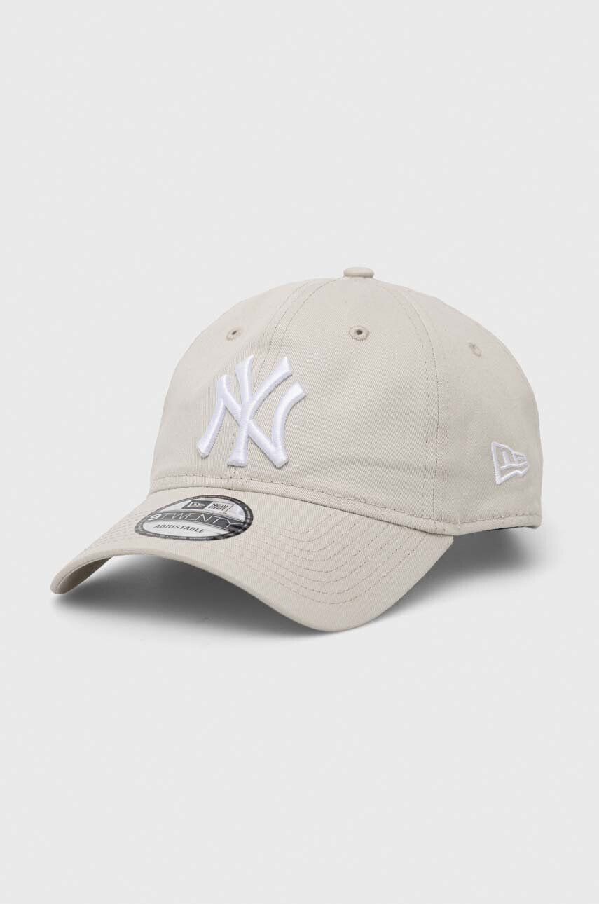 New Era șapcă de baseball din bumbac culoarea gri modelator NEW YORK YANKEES - Pled.ro