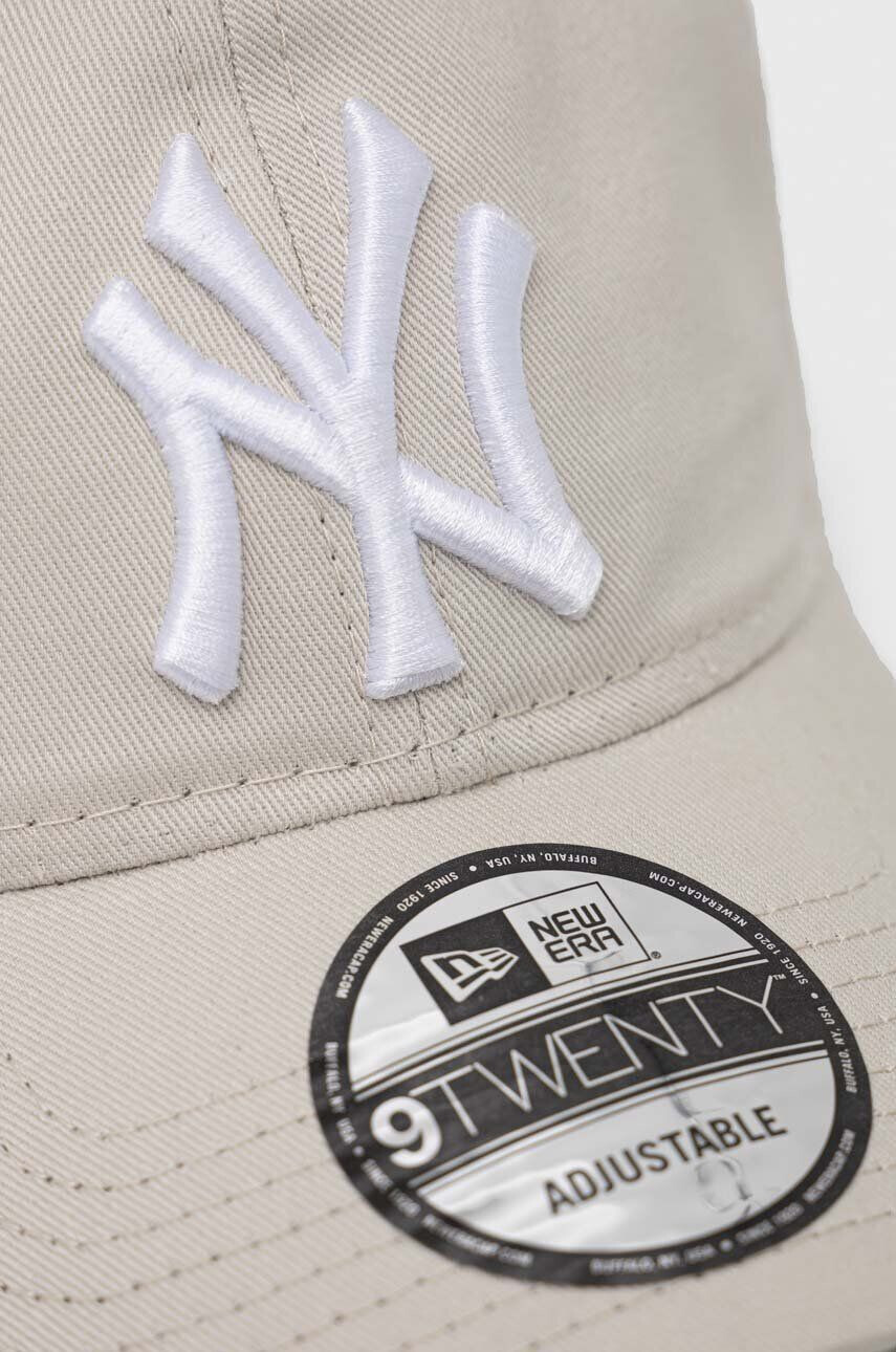 New Era șapcă de baseball din bumbac culoarea gri modelator NEW YORK YANKEES - Pled.ro