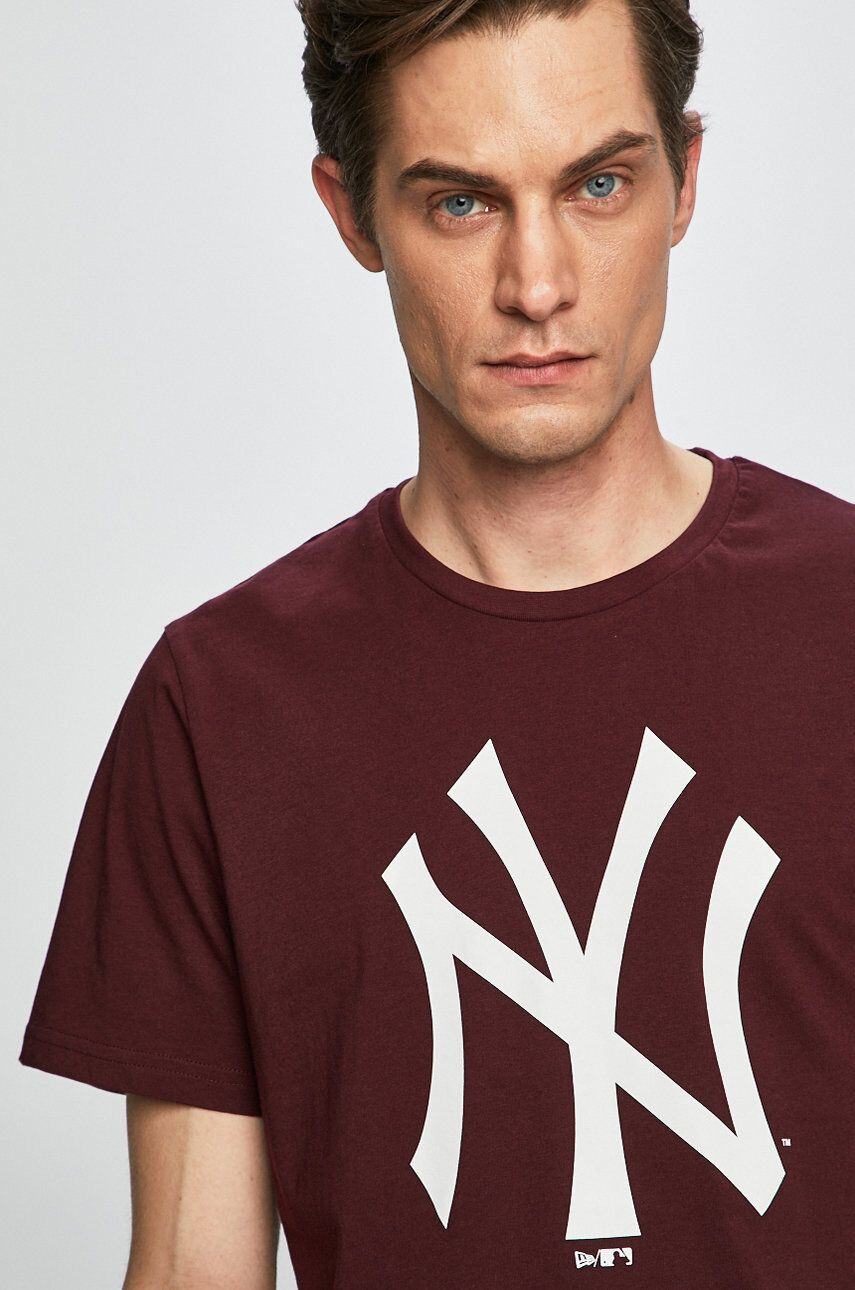 New Era tricou 11863695-maroon - Pled.ro