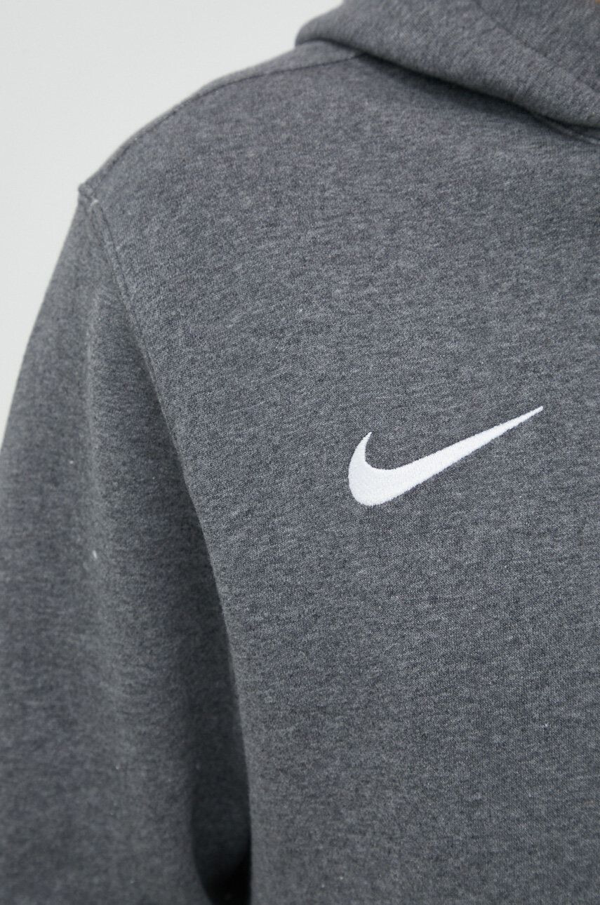 Nike bluza barbati culoarea gri cu glugă neted - Pled.ro