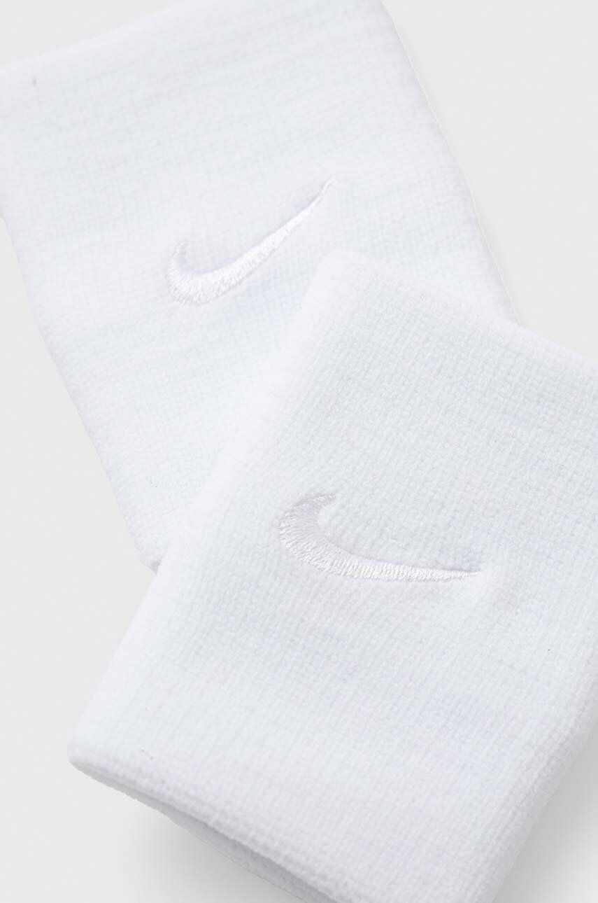 Nike brățări 2-pack culoarea alb - Pled.ro