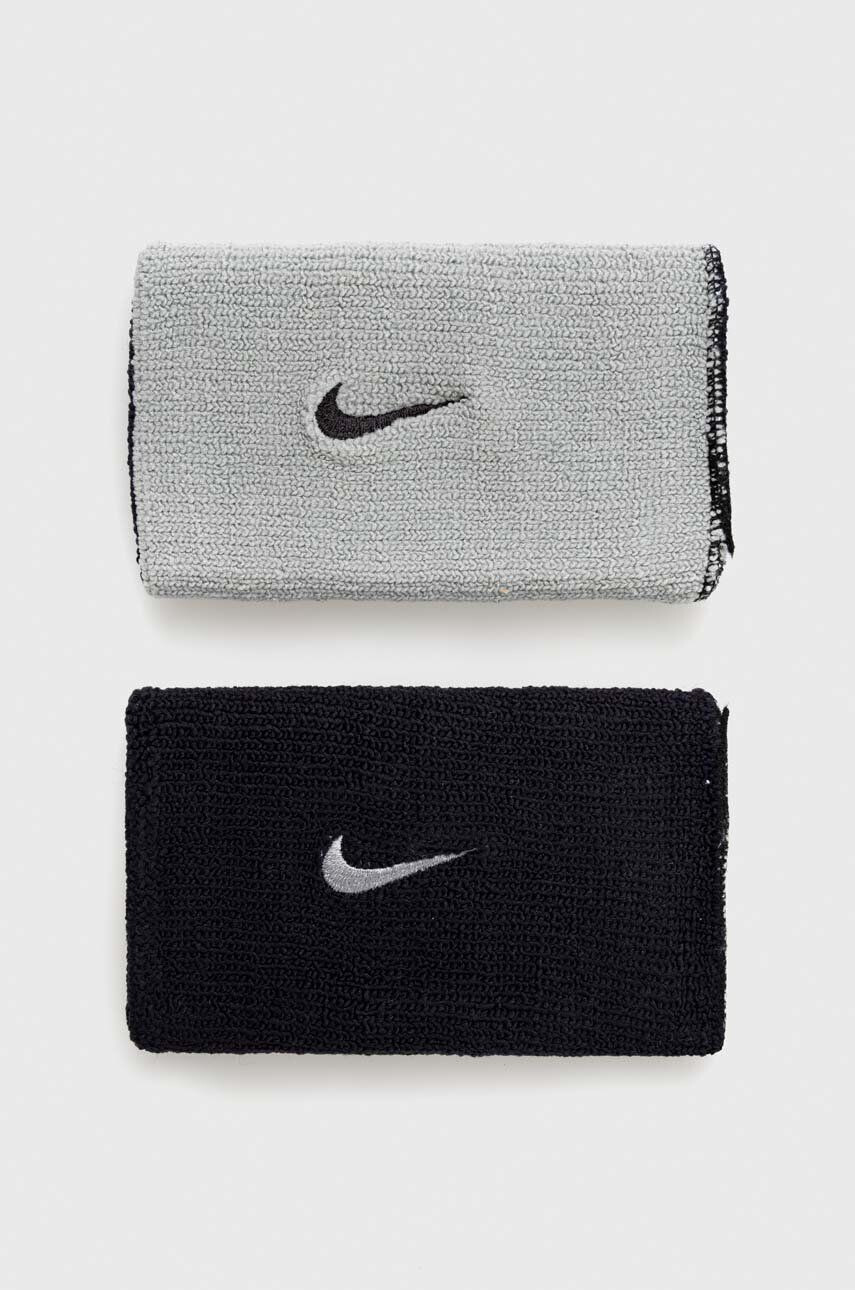 Nike brățări 2-pack culoarea gri - Pled.ro