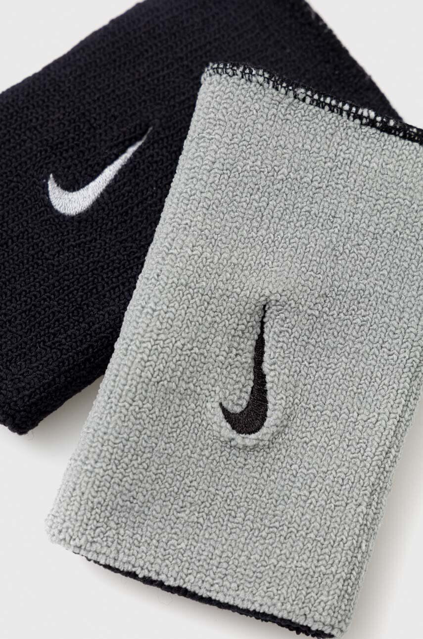 Nike brățări 2-pack culoarea gri - Pled.ro