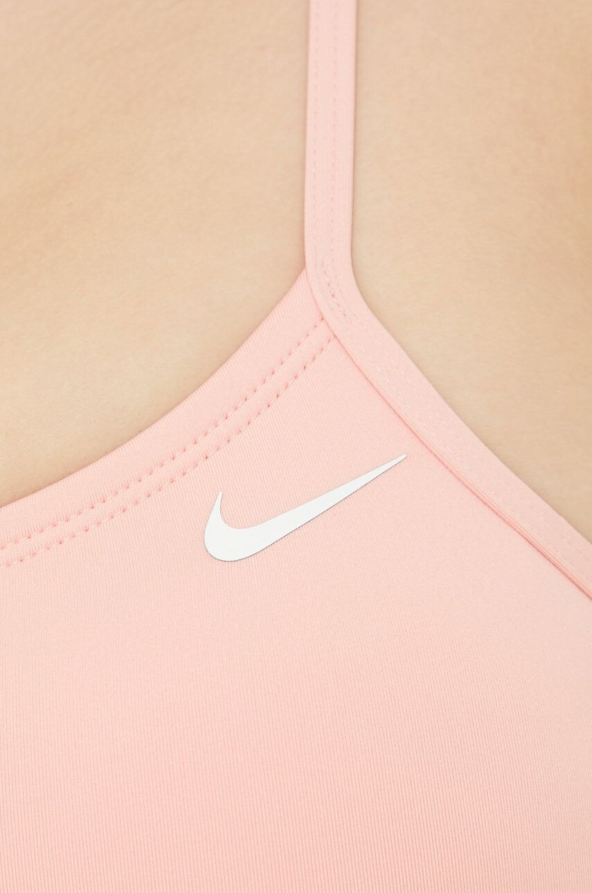 Nike costum de baie culoarea roz cupa usor rigidizata - Pled.ro