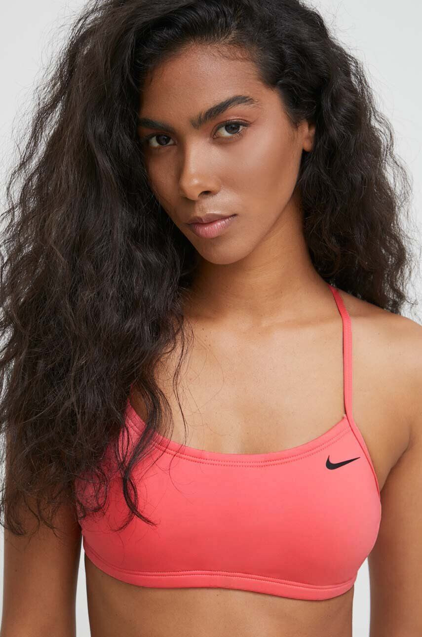 Nike costum de baie din două piese Essential culoarea roz cupa usor rigidizata - Pled.ro