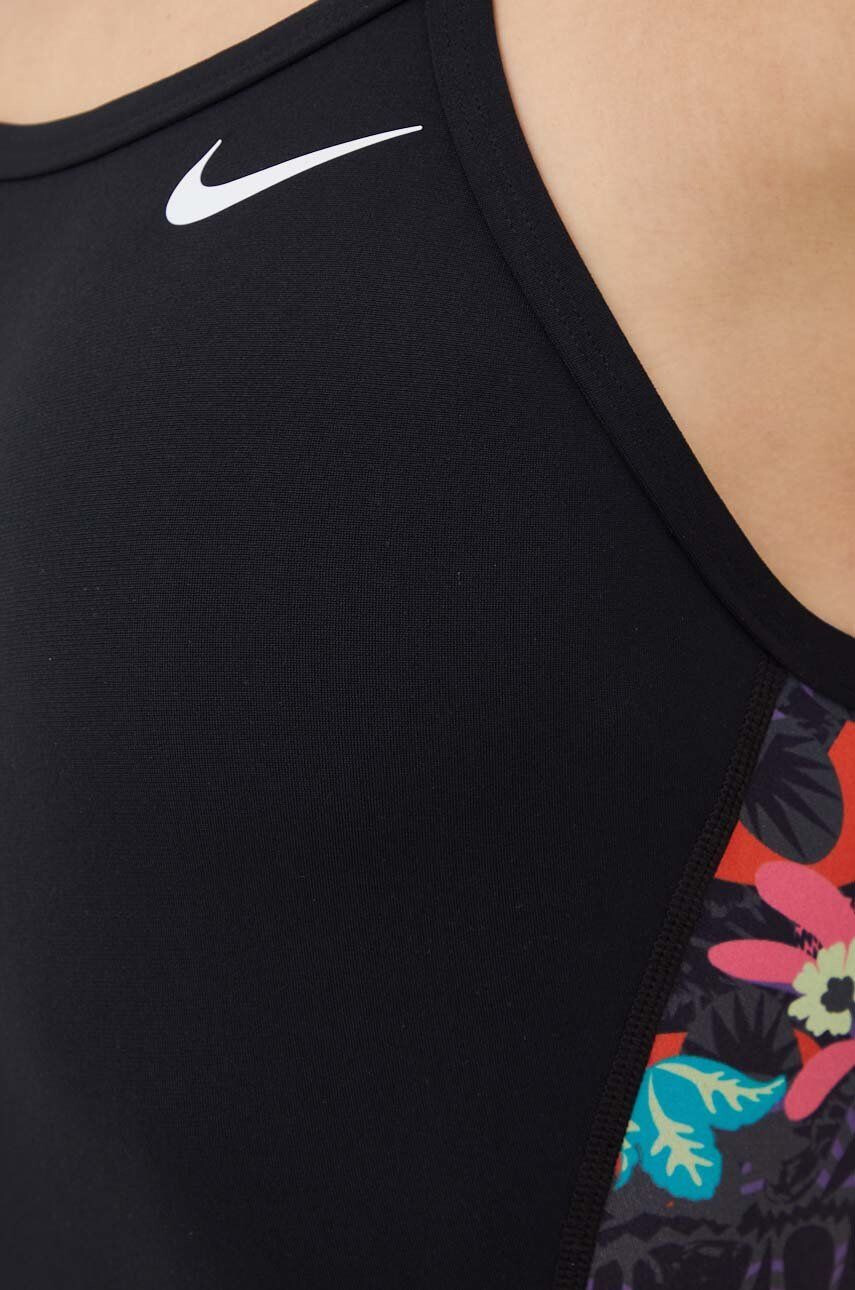 Nike costum de baie dintr-o bucată culoarea negru cupa moale - Pled.ro