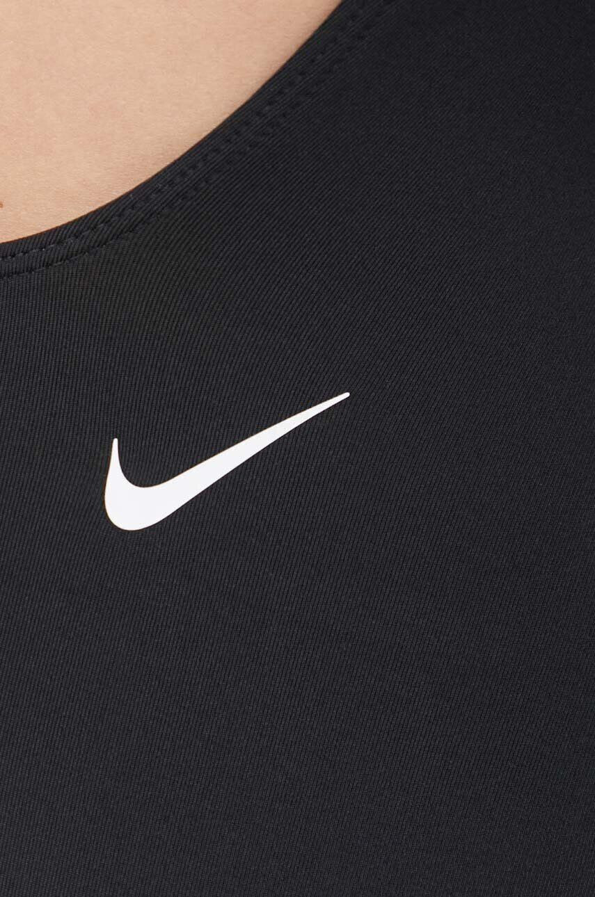 Nike costum de baie dintr-o bucată Multi Logo culoarea negru cupa moale - Pled.ro