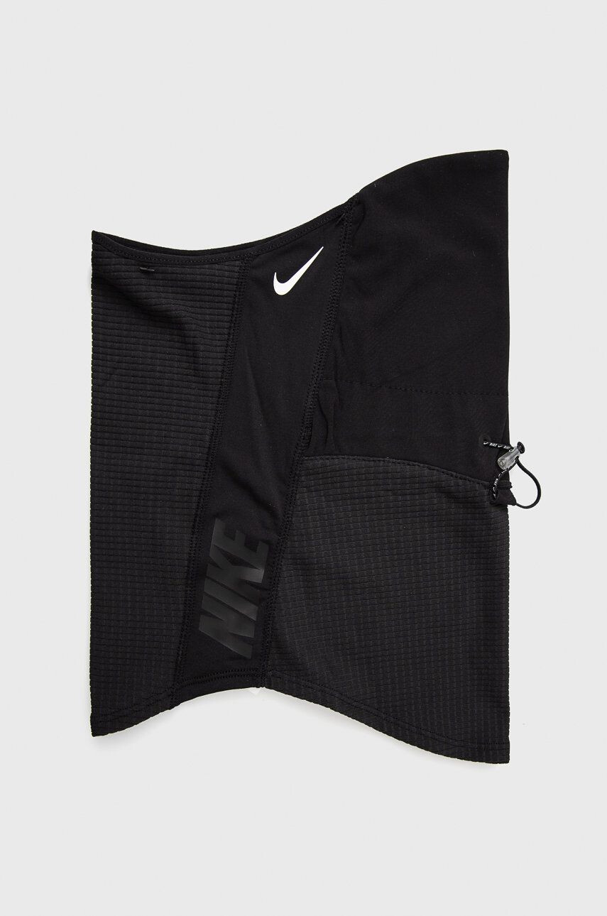 Nike fular impletit culoarea verde cu imprimeu - Pled.ro