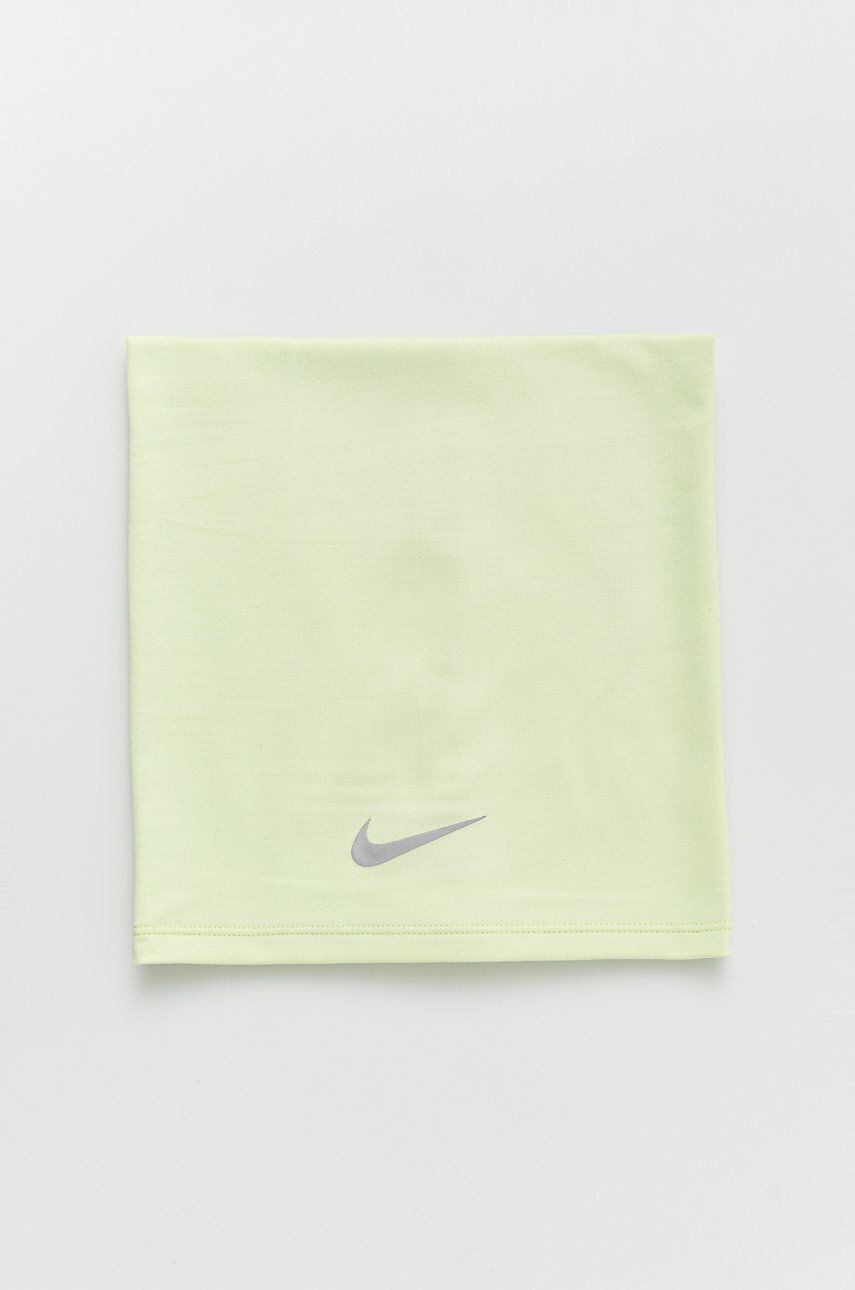 Nike fular impletit culoarea verde cu imprimeu - Pled.ro