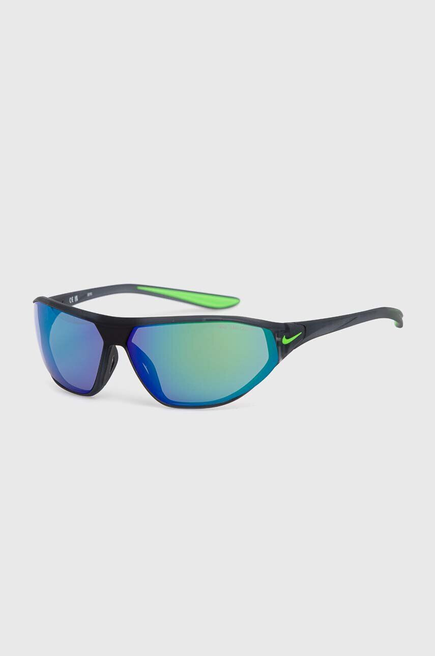 Nike ochelari de soare culoarea verde - Pled.ro