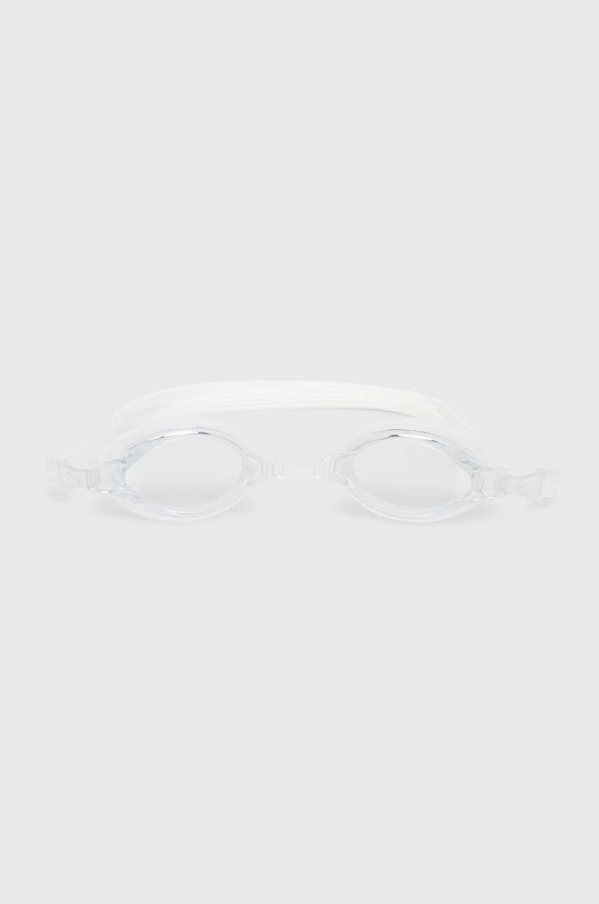 Nike ochelari inot Chrome culoarea alb - Pled.ro