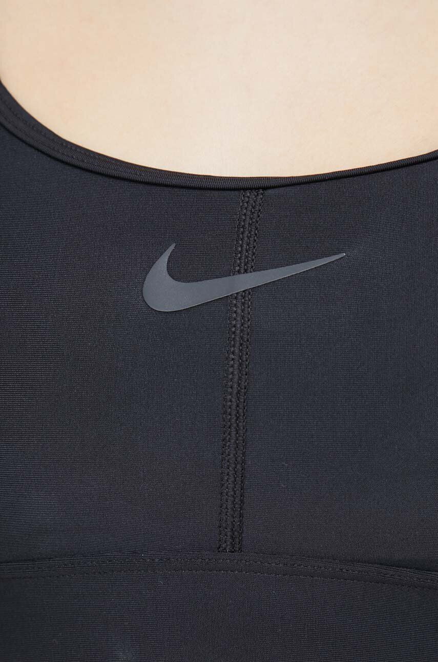 Nike sutien de baie culoarea negru cupa moale - Pled.ro