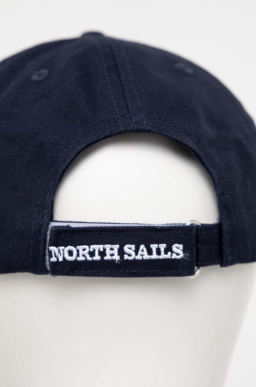 North Sails șapcă de baseball din bumbac culoarea albastru marin neted - Pled.ro