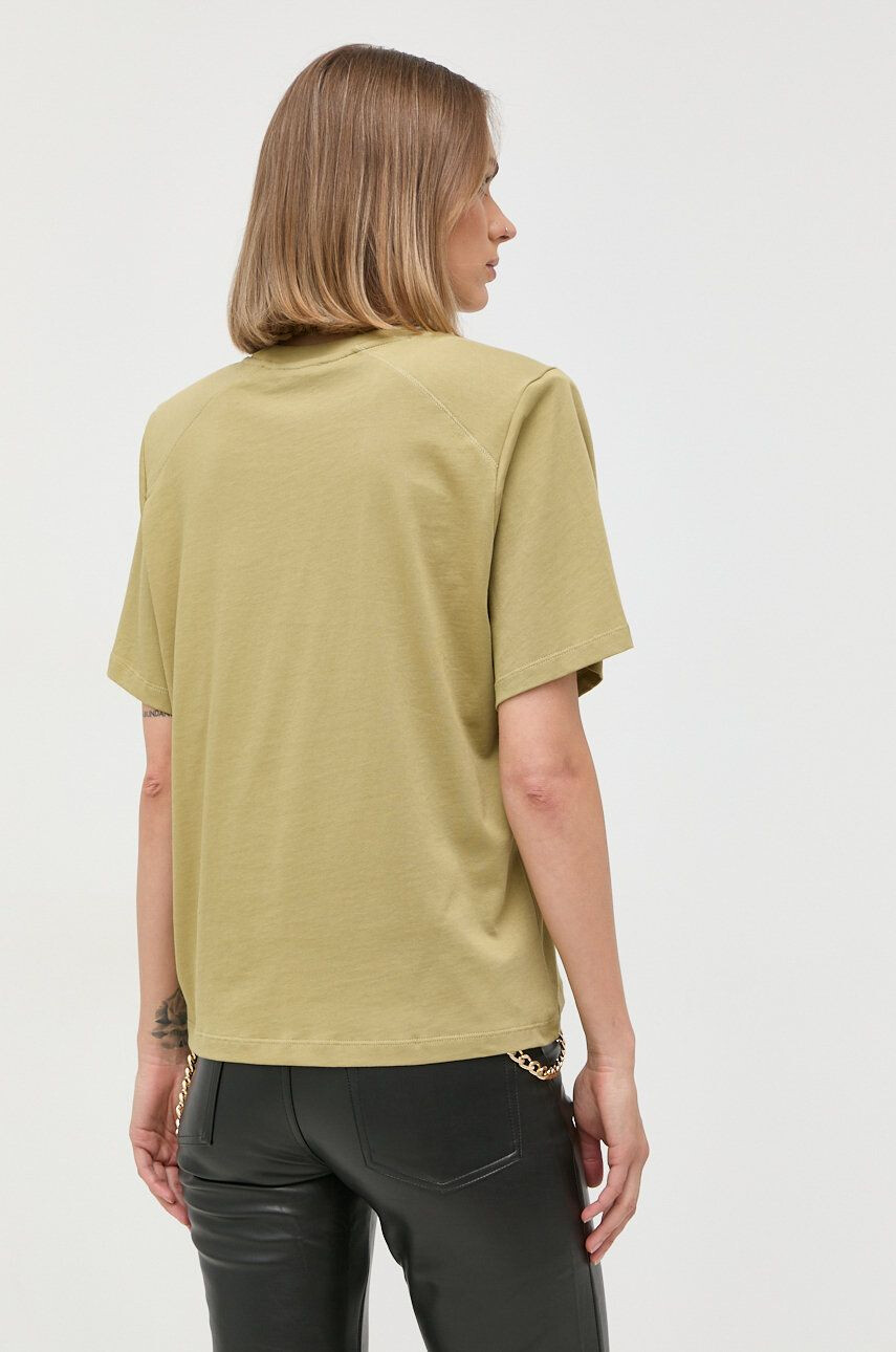 Notes du Nord tricou din bumbac culoarea verde - Pled.ro