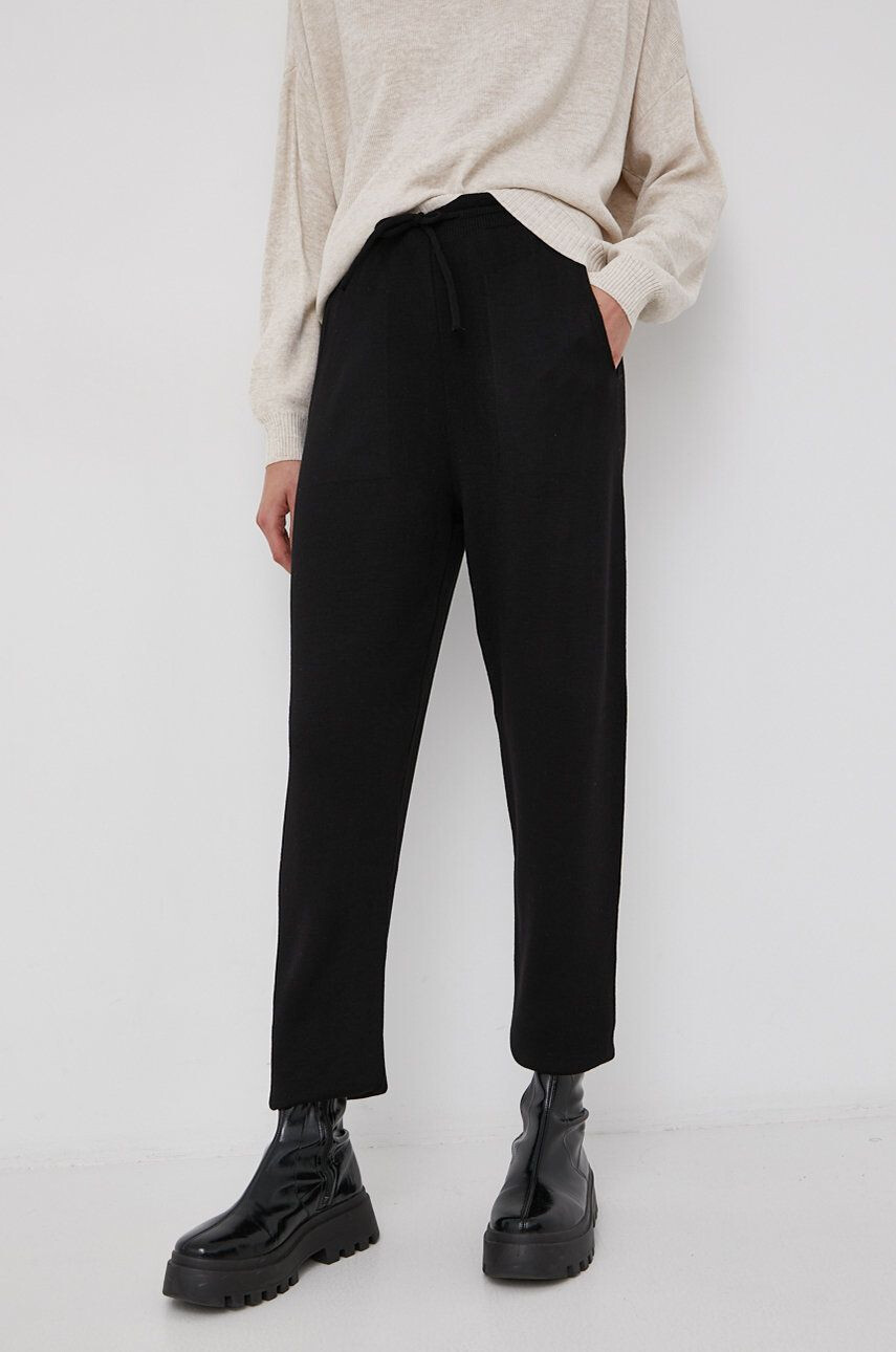 Only Pantaloni femei culoarea negru - Pled.ro