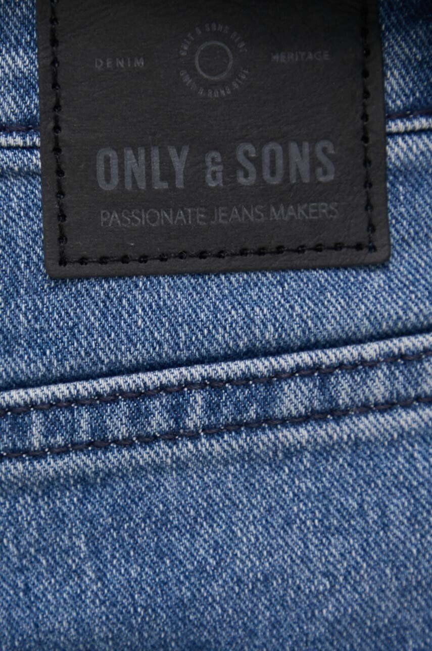 Only & Sons pantaloni scurti jeans - Pled.ro