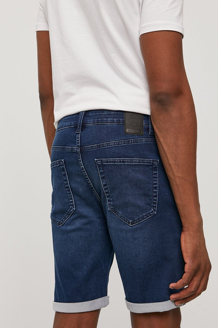 Only & Sons pantaloni scurti jeans - Pled.ro