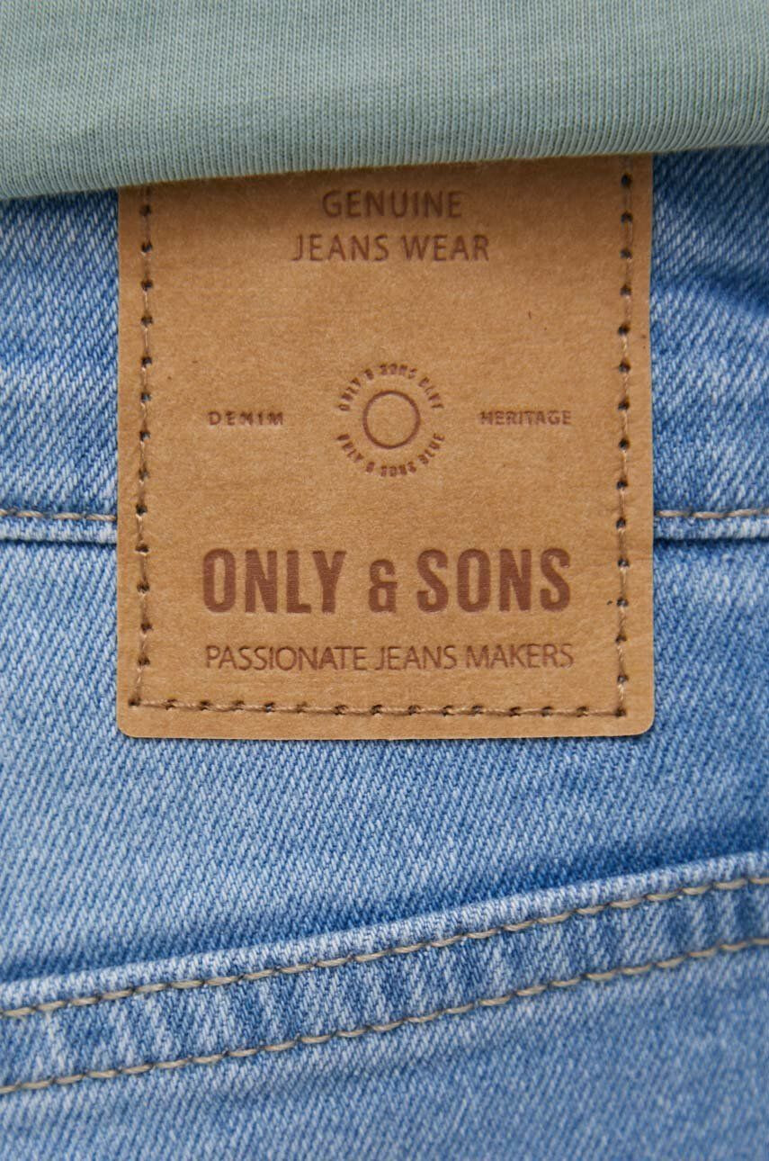 Only & Sons pantaloni scurti jeans - Pled.ro