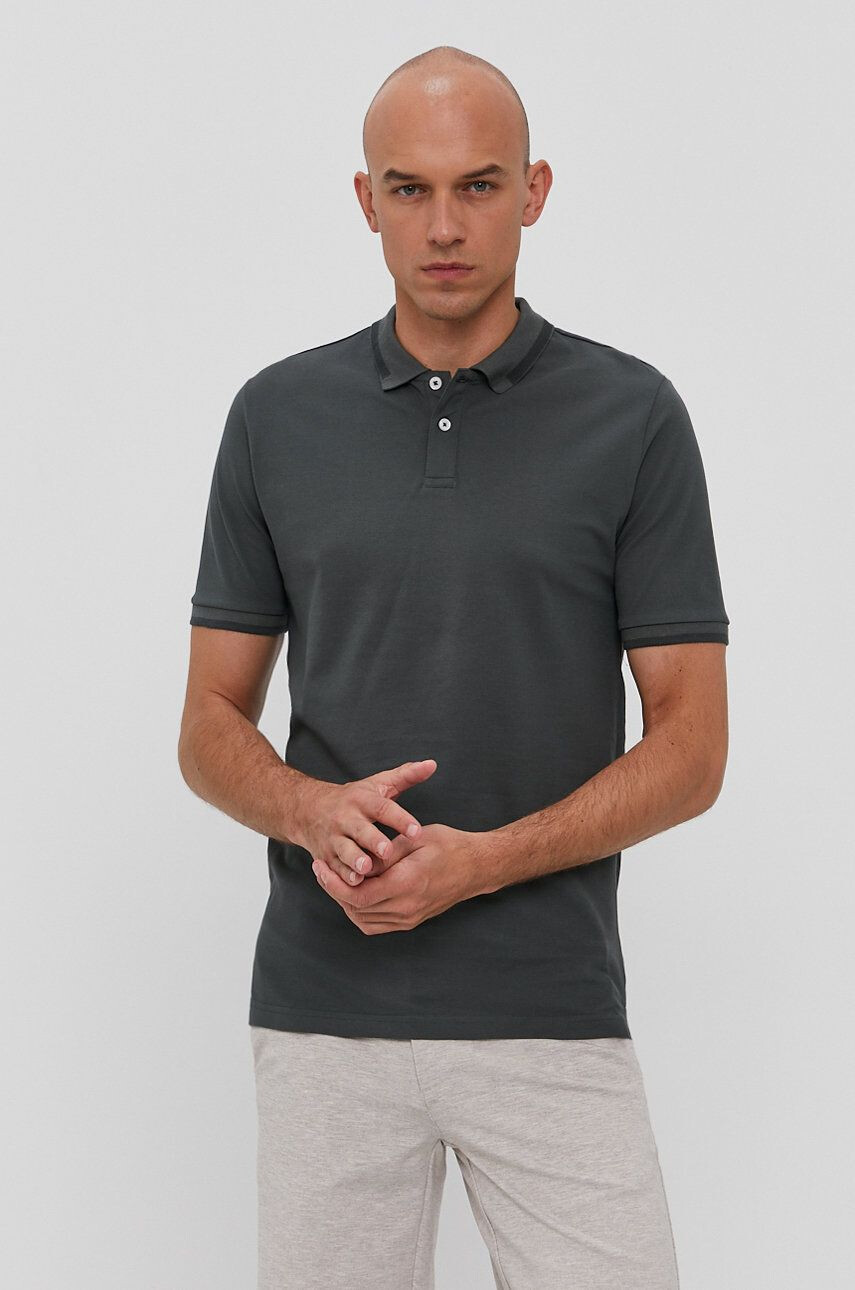 Only & Sons Tricou Polo bărbați culoarea verde material neted - Pled.ro