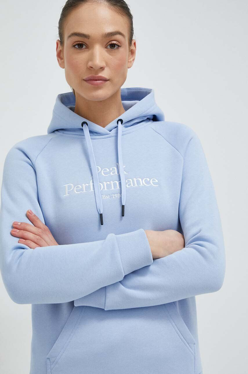 Peak Performance bluza femei cu glugă cu imprimeu - Pled.ro