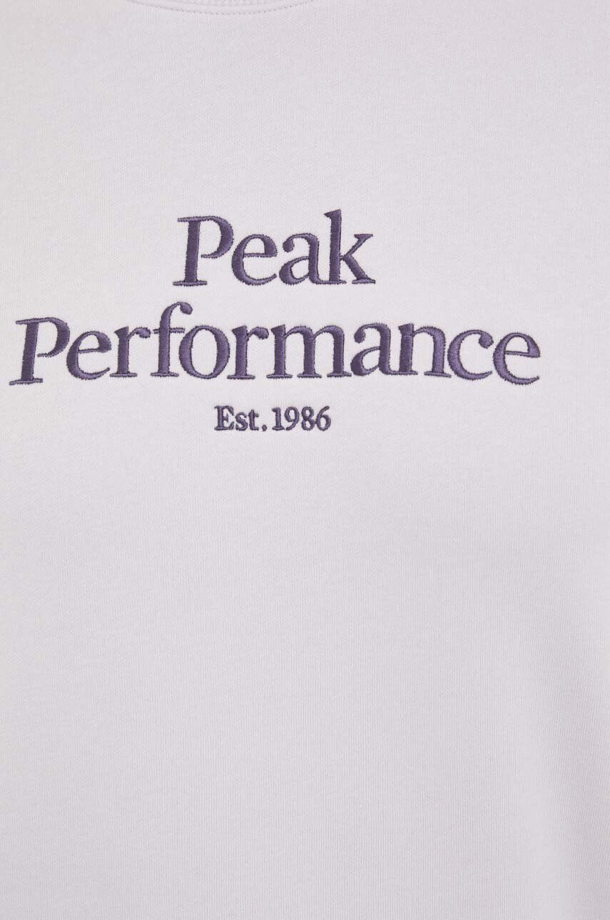 Peak Performance bluza femei culoarea roz cu imprimeu - Pled.ro