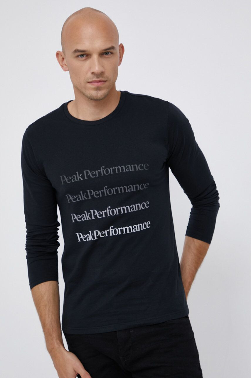 Peak Performance Longsleeve din bumbac - Pled.ro