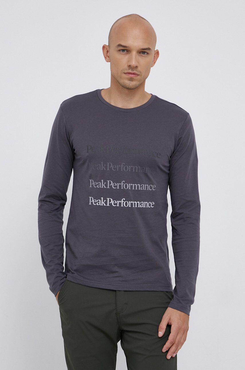 Peak Performance Longsleeve din bumbac - Pled.ro