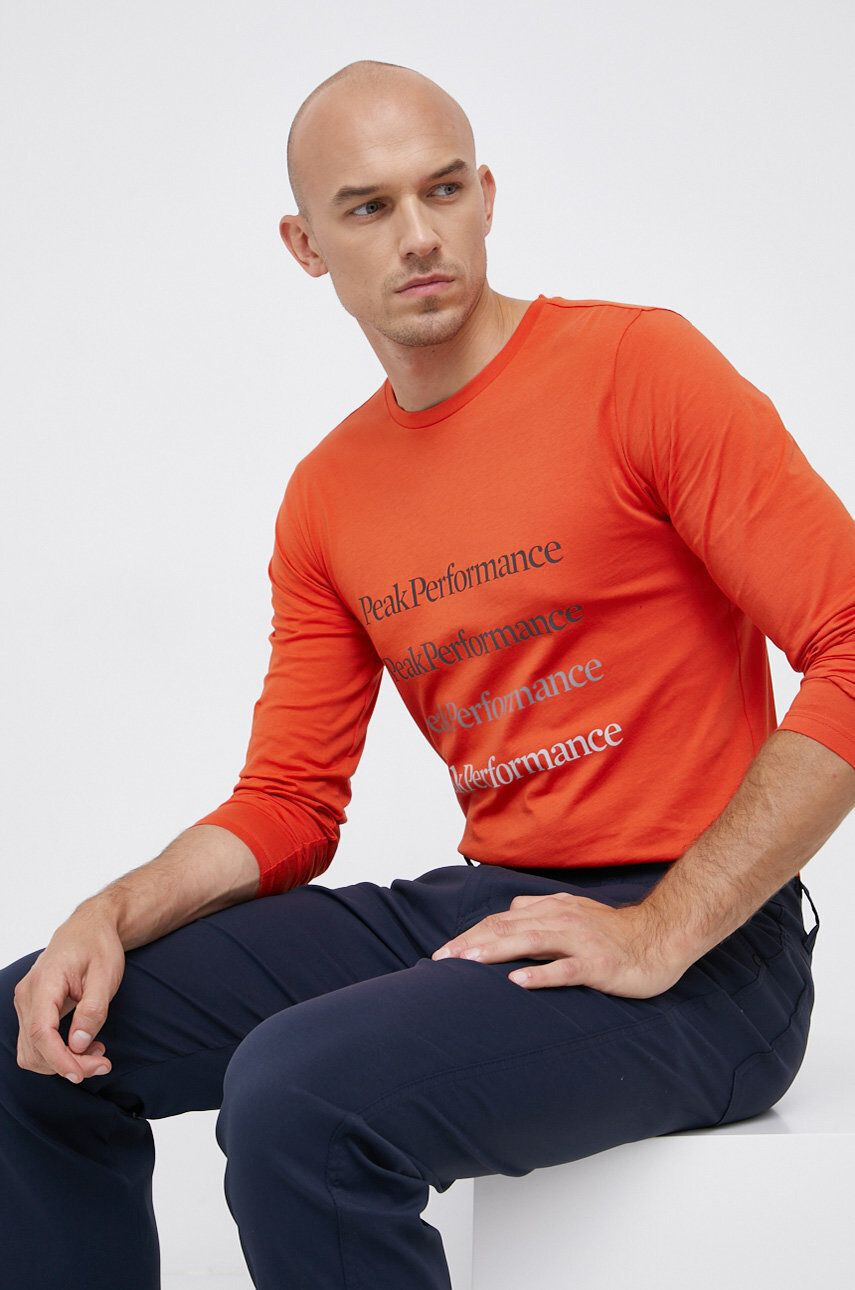 Peak Performance Longsleeve din bumbac - Pled.ro