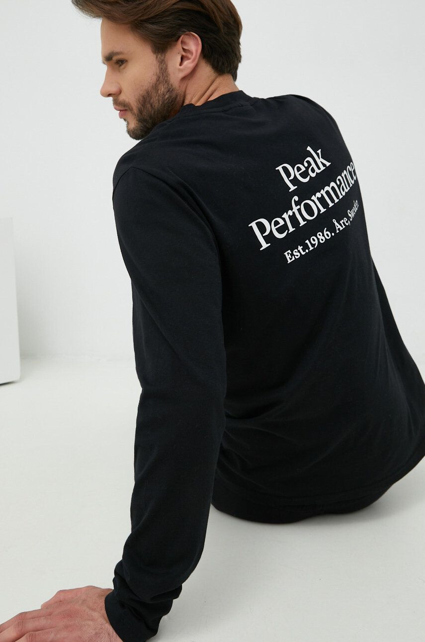 Peak Performance longsleeve din bumbac Original - Pled.ro