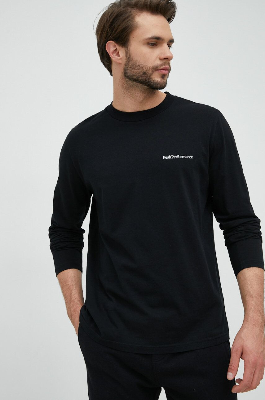 Peak Performance longsleeve din bumbac Original - Pled.ro