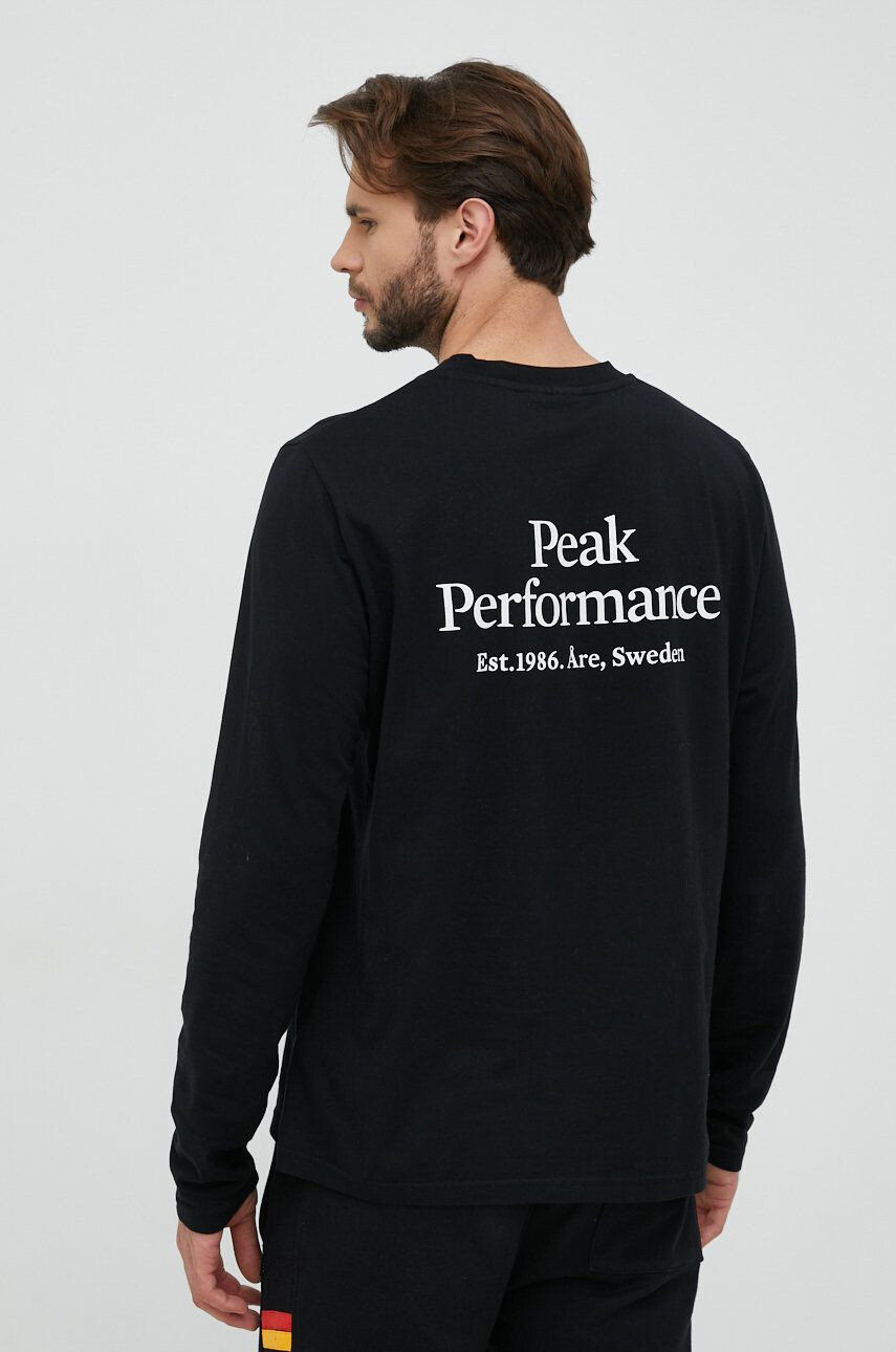 Peak Performance longsleeve din bumbac Original - Pled.ro