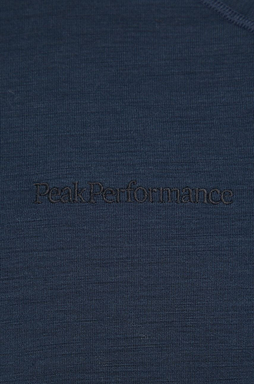 Peak Performance longsleeve funcțional Magic culoarea albastru marin - Pled.ro