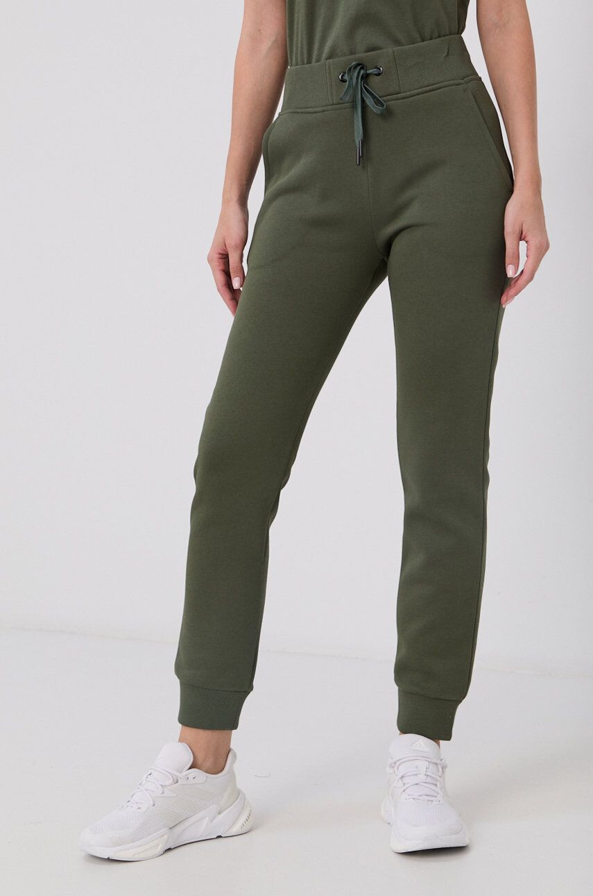 Peak Performance Pantaloni femei culoarea verde material neted - Pled.ro