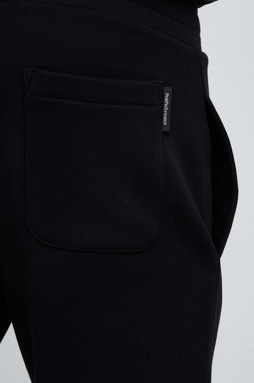 Peak Performance pantaloni de trening culoarea negru melanj - Pled.ro