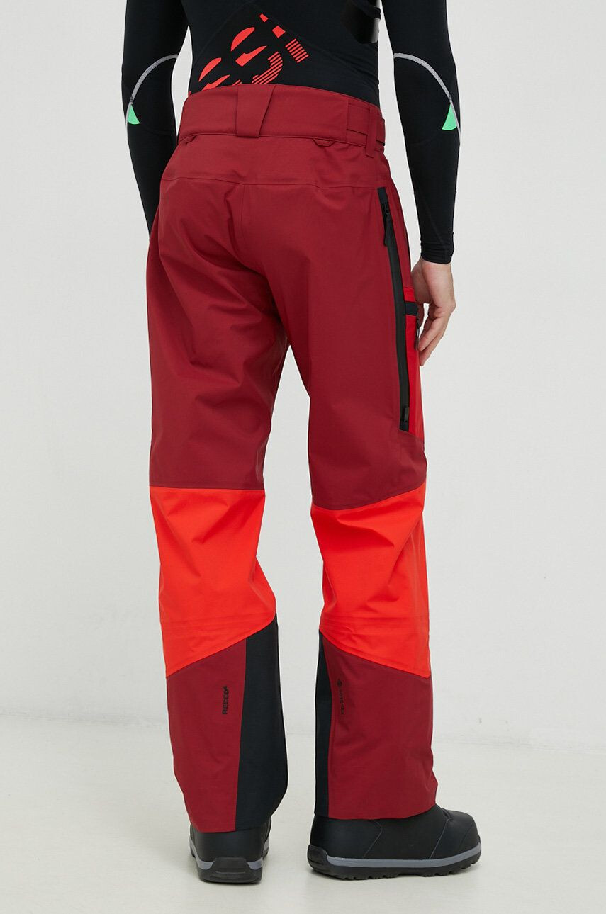 Peak Performance pantaloni Gravity GoreTex culoarea bordo - Pled.ro