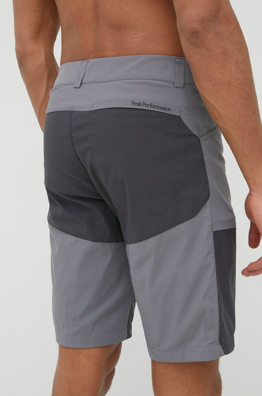 Peak Performance pantaloni scurți outdoor Iconiq barbati culoarea gri - Pled.ro