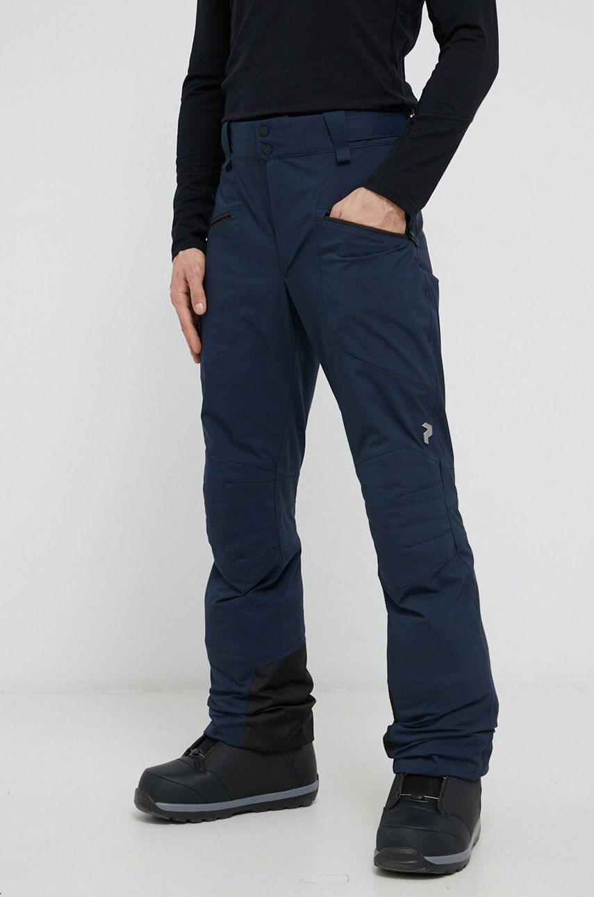 Peak Performance Pantaloni snowboard bărbați culoarea albastru marin - Pled.ro