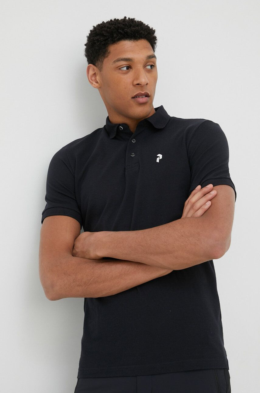 Peak Performance polo de bumbac - Pled.ro