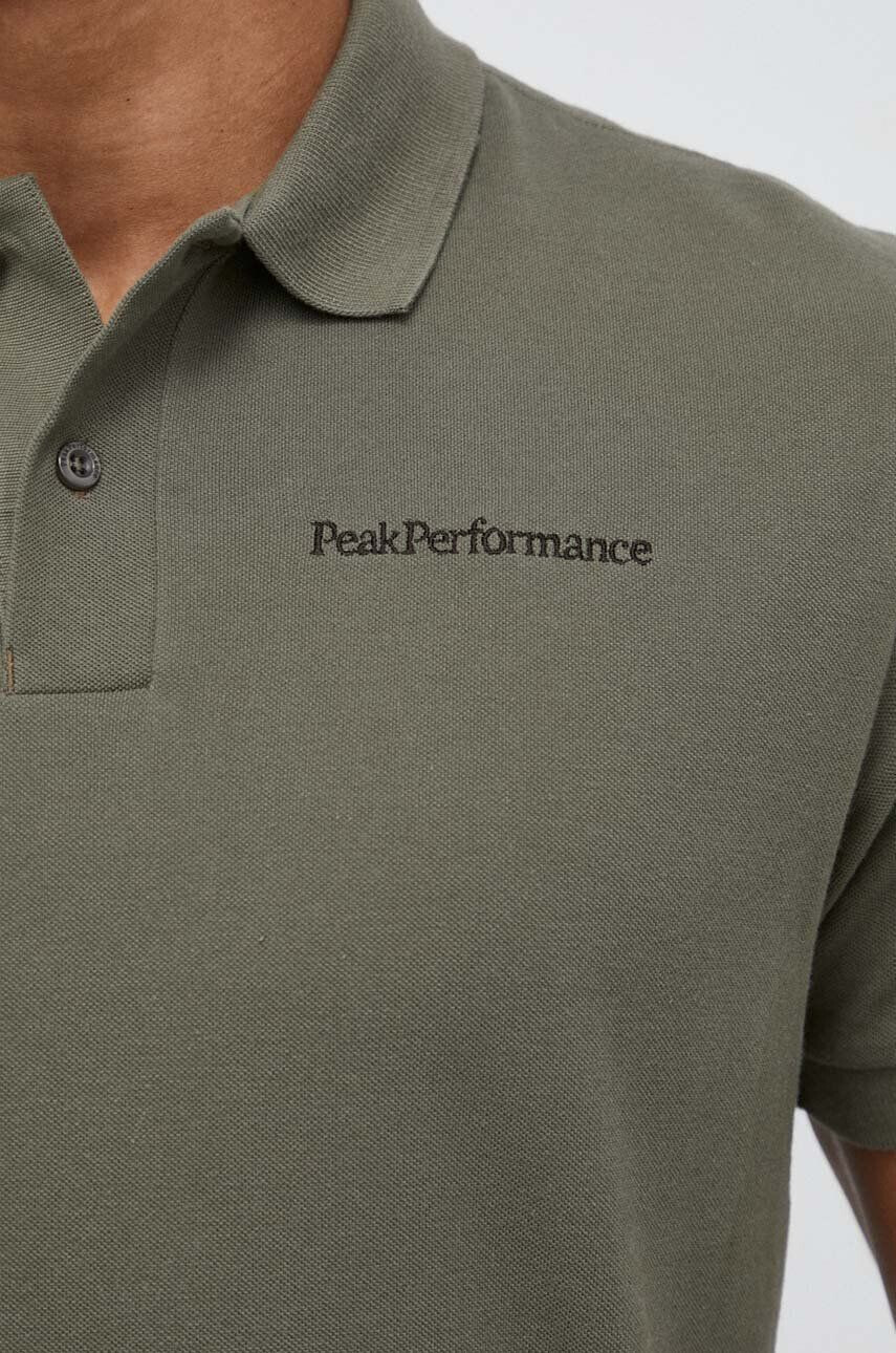 Peak Performance polo de bumbac - Pled.ro