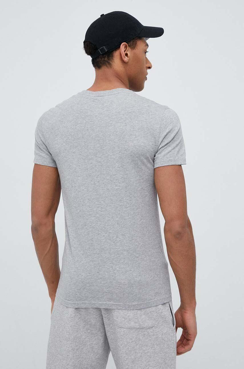 Peak Performance tricou din bumbac culoarea gri cu imprimeu - Pled.ro